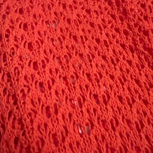 Eight Eight Eight Womens 2X Crochet 
Oversized Tunic beach pool coverup - Picture 4 of 7